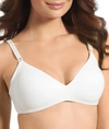 Warner's No Side Effects Wire-free T-shirt Bra In White