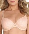 Warner's No Side Effects T-shirt Bra In Butterscotch Pin Dot