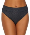 Warner's Warners No Pinching No Problems Tailored Hi-cut 5138 In Black White Pindot