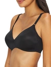 Warner's No Side Effects Breathable Wire-free T-shirt Bra In Rich Black