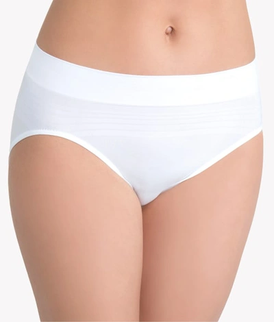 Warner's No Pinching. No Problems. Hi-cut Brief In White