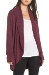 Barefoot Dreamsr Barefoot Dreams Cozychic Lite Circle Cardigan In Burgundy