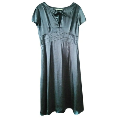 Pre-owned Hobbs Silk Mid-length Dress In Grey