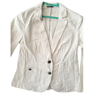 Pre-owned Ikks Suit Jacket In White