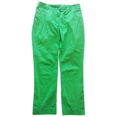 Pre-owned Class Cavalli Carot Pants In Green