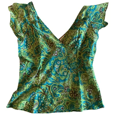 Pre-owned Max & Co Camisole In Green