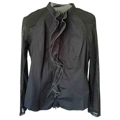 Pre-owned Anne Fontaine Black Cotton Top