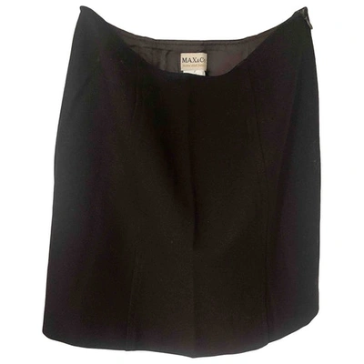 Pre-owned Max & Co Mini Skirt In Brown