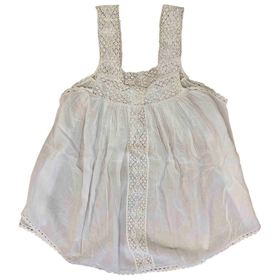 Pre-owned Des Petits Hauts Camisole In White