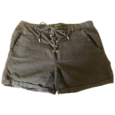 Pre-owned Berenice Navy Cotton Shorts
