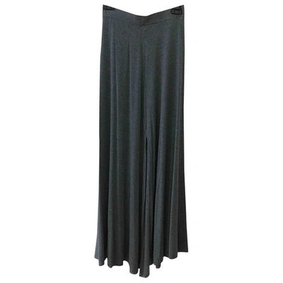 Pre-owned Stylein Maxi Skirt In Grey