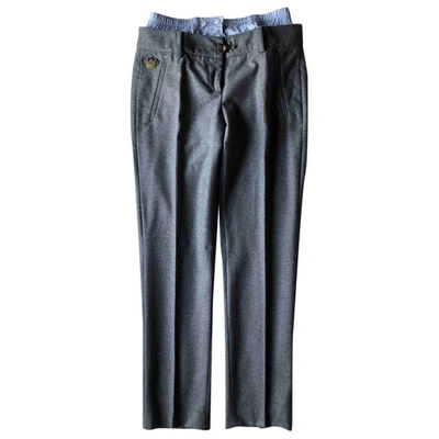 Pre-owned Coast Weber & Ahaus Wool Straight Pants In Grey