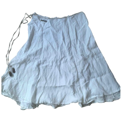 Pre-owned Coast Weber & Ahaus Skirt In White