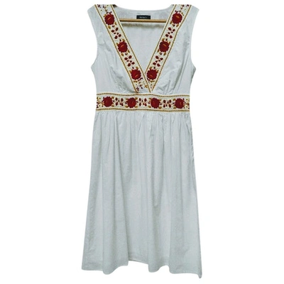 Pre-owned Max & Co Mid-length Dress In White