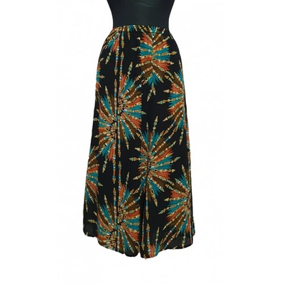 Pre-owned Bob Mackie Maxi Skirt In Multicolour