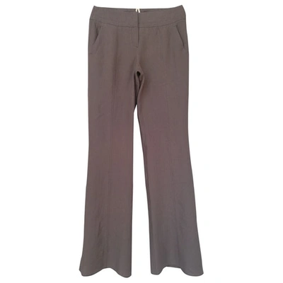 Pre-owned Max & Co Linen Large Pants In Other