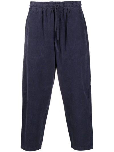 Ymc You Must Create Alva Organic Cotton Trousers In Blue