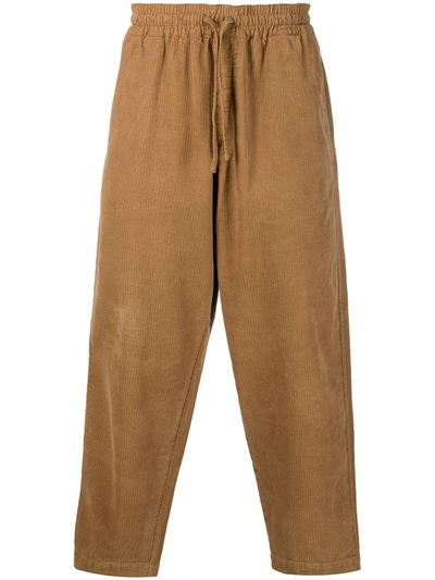 Ymc You Must Create Alva Organic Cotton Trousers In Brown