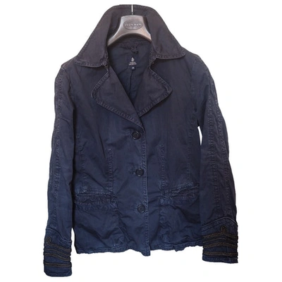 Pre-owned Marina Yachting Blue Cotton Jacket