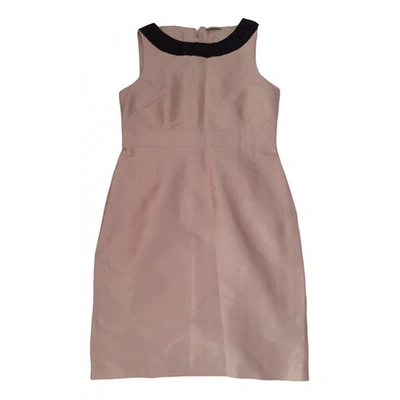Pre-owned Max & Co Silk Mid-length Dress In Pink