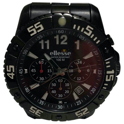 Pre-owned Ellesse Watch In Black