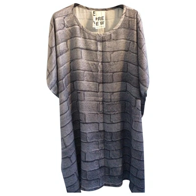 Pre-owned 5 Preview Mid-length Dress In Grey