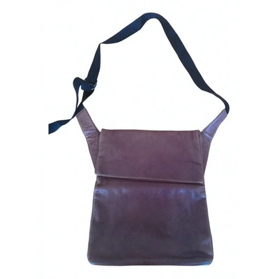 Pre-owned Agnès B. Leather Bag In Brown