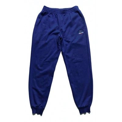 Pre-owned Ellesse Trousers In Blue