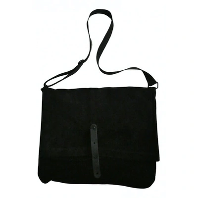 Pre-owned Ikks Leather Bag In Black
