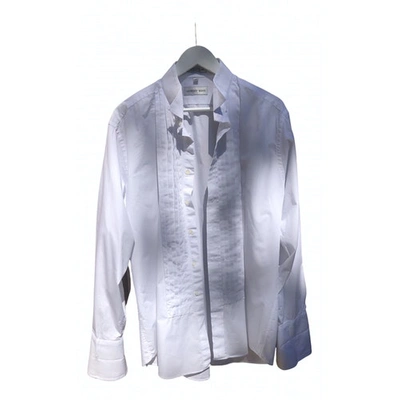 Pre-owned Geoffrey Beene Shirt In White