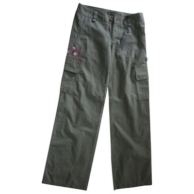 Pre-owned Ikks Large Pants In Green