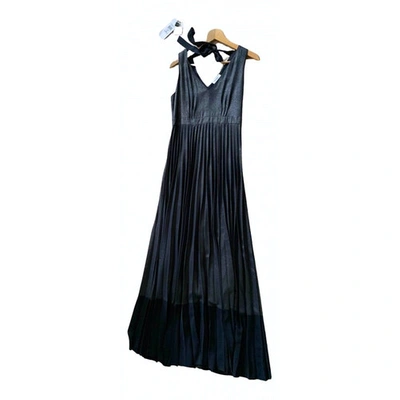 Pre-owned Max & Co Maxi Dress In Metallic