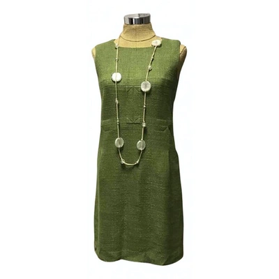Pre-owned Hobbs Mid-length Dress In Green