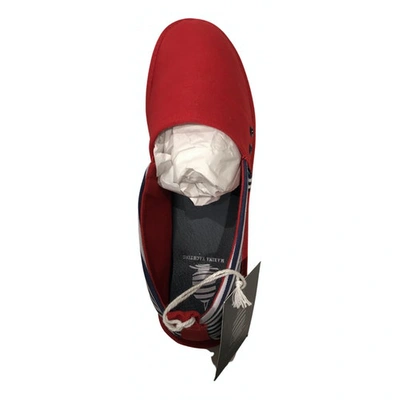 Pre-owned Marina Yachting Cloth Espadrilles In Red