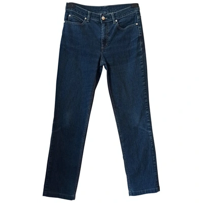 Pre-owned Marina Yachting Straight Jeans In Blue