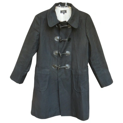 Pre-owned Apc Black Cotton Coat