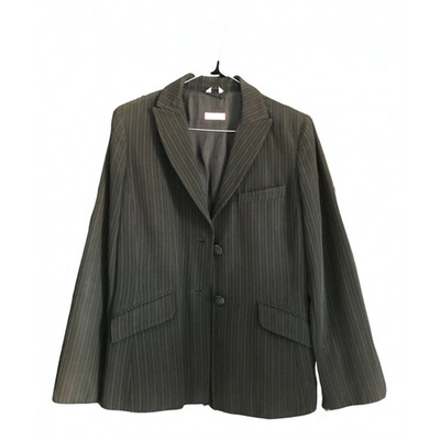 Pre-owned Max & Co Wool Blazer In Black