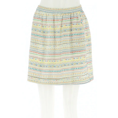 Pre-owned Des Petits Hauts Silk Skirt Suit In Multicolour