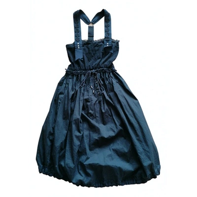 Pre-owned Ichi Mini Dress In Black