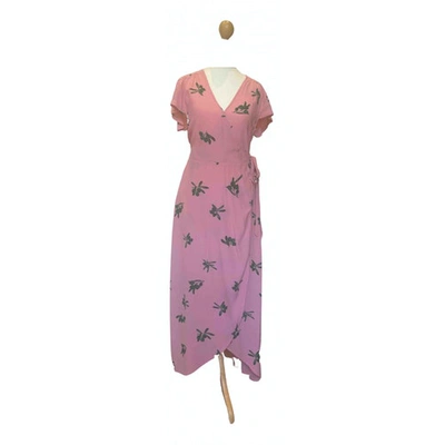 Pre-owned Fabienne Chapot Maxi Dress In Pink