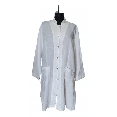 Pre-owned Bitte Kai Rand Linen Shirt In White
