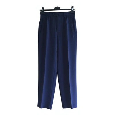 Pre-owned Agnès B. Large Pants In Navy