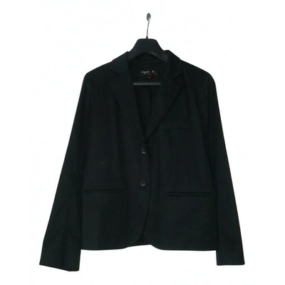 Pre-owned Agnès B. Black Cotton Jacket