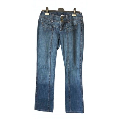 Pre-owned Max & Co Straight Jeans In Blue