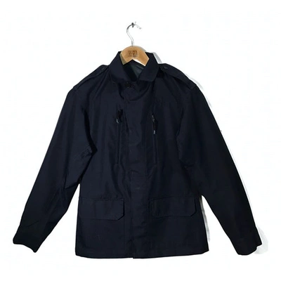 Pre-owned Apc Blue Polyester Coat
