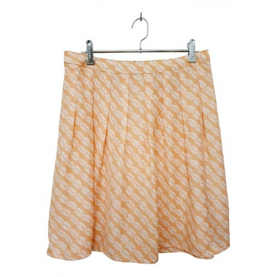 Pre-owned Ichi Skirt In Orange