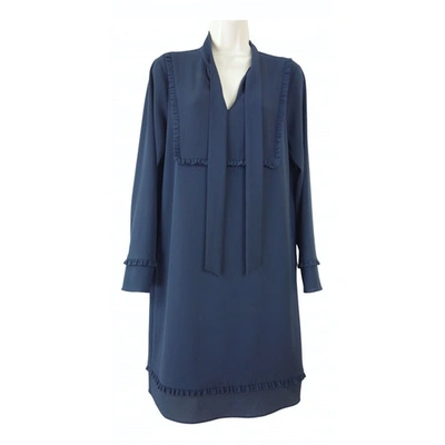 Pre-owned Second Female Dress In Navy