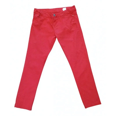 Pre-owned Silvian Heach Slim Pants In Red
