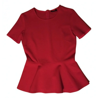 Pre-owned Max & Co Red Viscose Top