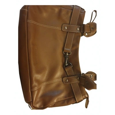 Pre-owned Gerry Weber Leather Handbag In Brown